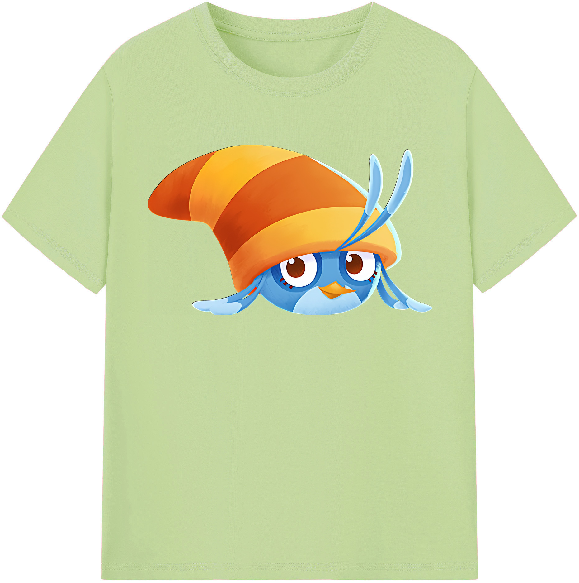 （画像用） Angry Birds アングリーバード 綿100％半袖Tシャツ（フロントプリント）